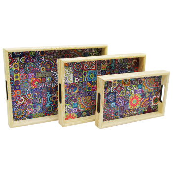 3 BOY AHŞAP TEPSİ DESENLİ ZEMİN 16X26 - 21X31 - 24X34CM 