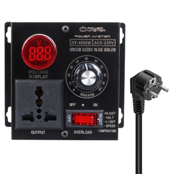 10-100V AC 4000 WATT 15A HIZ IŞIK KONTROLÜ MOTOR SÜRÜCÜ VOLTAJ REGÜLATÖR 