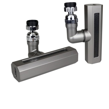 SİYAH  GENİŞ  360 DERECE DÖNEBİLENOYNAR BAŞLIK - 4 MOD  PERLATÖR ŞELALE MUSLUK UCU KTX-3288 (4549)