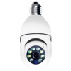 WiFi 360 Panoramik Ampul Kamera Gece Görüş Ses Akıllı Hareket Algılayıcı 
