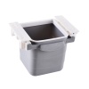 Mini Masa Çöp Kovası Plastik Tezgah Altı Geri Çekilebilir Yapışkanlı Görünmez Bölme Pratik 