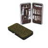 12PCS KROM DESENLİ MANİKÜR PEDİKÜR SETİ ÇANTA 