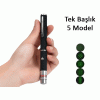 Yeşil Lazer Pointer 500 mW 15 Km Etkili (Tek Başlık 5 Model) 