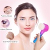 Çift İşlevli Renkli Cilt Yüz Temizleme Fırçası Peeling Masaj Etkili Gözenek Temizleyici Alet 