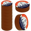 GLOBE İZOLE BANT KAHVERENGİ 10LUK  0.13MMX19MM 