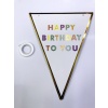 Happy Birthday To You Flama Bayrak Süs 
