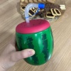 Karpuz Model Kendiliğinden Pipetli 900 ml Suluk, Matara 