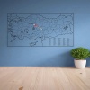 Yazılabilir Türkiye Haritası Manyetik Duvar Stickerı 110 x 56 cm 