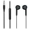LECOO EH104B 3.5MM JACKLI KABLOLU KULAK İÇİ MİKROFONLU SİYAH KULAKLIK 