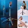 Fotoğraf Makinası ve Telefon Takılabilen 2si 1 Arada 2.2m Uzayan Selfie Çubuğu Kumandalı Tripod 