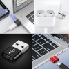 USB&amp;apos;den TYPE-C &amp;apos;ye Dönüştürücü Adaptör Veri Aktarımı Sağlayıcı Şarj Data Çevirici 