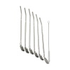 7PCS - 6PİPET + 1TEMİZLEME FIRÇA  ÇELK KAŞIKLI PİPET 