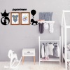 DECO103 Supermen Dekoratif Duvar Süsü Tablo Aksesuar Ahşap Tasarım Hediye Pano Sticker Seti 