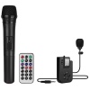 VHF EL+YAKA MİK USB*SD*BT-TAŞINABİLİR-SEYYAR ANFİ 175W 