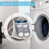 Pratik Çamaşır Makinesi Kapağa Bağlamalı Ayakkabı Yıkama Filesi 