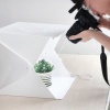 Katlanır Işıklı Fotoğraf Stüdyosu 40x40 cm 6 Renk Fonlu Ürün Çekimi İçin Uygun Fotoğraf Çekim Kutusu 