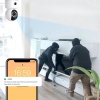 Çift Kameralı Wifi Bağlantılı Gece Görüşlü Ev Tipi Güvenlik Kamerası 