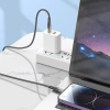 Led Işık Uçlu Sağlam İp Kablolu USB to Lightning Hızlı Şarj Kablosu 