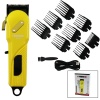 SAÇ - SAKAL KESME TRAŞ MAKİNESİ  SARI - SİYAH GÖVDE - USB ŞARJLI GÖSTERGELİ - TARAK AYAR MANDALLI PRO-TR-3000 (4549)