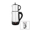 ÇELİK ELEKTRİKLİ ÇAYCI SETİ - ÇAY MAKİNESİ 1.7LT + 0.7LT2IN1 KULLANIM=KETTLE - ÇAYCI STM-5847 (4549)