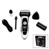 POWERTEC TR-2502IN1SIFIR SAKAL+TÜY ALMA BAŞLIK+SAKAL ÇİZME BIÇAKLI YEDEK BIÇAKLI - USB ŞARJLI TRAŞ MAKİNESİ (4549)