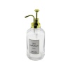 YUVARLAK CAM ŞİŞE - ŞEFFAFSIVI SABUNLUK 500ML POMPA - MUSLUK AYRIK MODEL BAŞLI (4549)