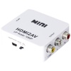 HDMI TO RCA ÇEVİRİCİ CONVERTER MİNİ MODEL PLASTİK KASA 1920X1080 (4549)