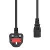 3 X 0.75 MM C7 POWER KABLO 1.5 METRE İNGİLİZ TİP (4549)