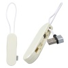 BEYAZ 3İN1 (TYPE C- LİGHTNİNG- MİCRO USB) MANYETİK UÇ TAŞINABİLİR ŞARJ KABLOSU (4549)