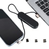 SİYAH 3İN1 (TYPE C- LİGHTNİNG- MİCRO USB) MANYETİK UÇ TAŞINABİLİR ŞARJ KABLOSU (4549)