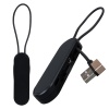 SİYAH 3İN1 (TYPE C- LİGHTNİNG- MİCRO USB) MANYETİK UÇ TAŞINABİLİR ŞARJ KABLOSU (4549)