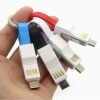 2IN1 LİGHTNİNG TYPE C BAŞLIK MINI USB ŞARJ KABLOSU (4549)