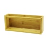 AHŞAP BAMBU  DUVAR RAFI   MIKNATISLI MONTAJ   10.2 X 25CM - Y: 5--6CM (4549)