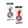 3PCS SET   MİNİ= 6CM-8CM-10CM  TEL SÜZGEÇ  RENKLİ PLASTİK SAP - ÇERÇEVE (4549)