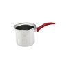 NO-4  ÇELİK CEZVE  KIRMIZI KULP (4549)