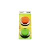 KARE - 2Lİ  TENCERE KAPAK KULPU  KROM - RENKLİ PLASTİK SAPLI (4549)
