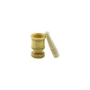 KÜÇÜK BOY  AHŞAP HAVAN SARIMSAK DÖVECEK Ç: 6CM--D: 4CM--Y: 8.8CM FİLELİ AMBALAJ (4549)