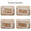 31X49X30CM 32L KATLANABİLİR SAKLAMA KUTUSU (4549)