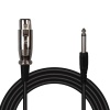 6.3MM MONO ERKEK CANON DİŞİ 4 METRE  MİKROFON ARA KABLOSU (4549)