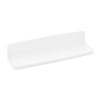ZEN ETEJER BEYAZ SERT PLASTİK YAPIŞKANLI - DUVARA MONTE 8X29.5CM (4549)