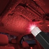 Kırmızı Ayak Altı Tavan Led Araç içi Aydınlatma Oto Araba İç Disko Ayarlanır USB Lamba Işık (4549)