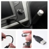 Kırmızı Ayak Altı Tavan Led Araç içi Aydınlatma Oto Araba İç Disko Ayarlanır USB Lamba Işık (4549)