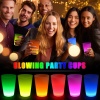 Glow Partisi Bardakları 6 Renk 6 Adet 1.5 oz 4.5 x 6.5 cm (4549)