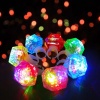 Kristal Tasarımlı Led Glow Işıklı 3 Modlu Mavi Yüzük 3.5 x 5 cm (4549)