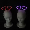 Glow Stick Karanlıkta Yanan Fosforlu Kalp Taç 12 Adet (4549)