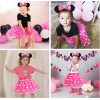 Pembe Fiyonklu Minnie Mouse Tacı Mini Kulak (4549)