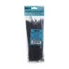 SİYAH   3.6X200MM  PLASTİK CIRT KELEPÇE  100PCS (4549)