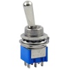 TOGGLE SWİTCH ON-OFF Ø12MM MTS-202L (IC-148G) (4549)