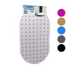 OVAL - EKO PVC +VANTUZ DESEN - ŞEFFAF RENKLİ 122PCS VANTUZ KAYDIRMAZ BANYO - KÜVET PASPAS 33X61CM (4549)