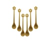 6 PCS   MİNİ   BAMBU AHŞAP KAŞIK   14.5CM (4549)